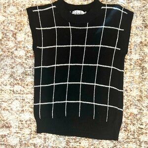 Vintage Plaid Sweater Vest
